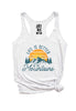 Life is better in the Mountains Vintage Print Racerback Tank