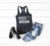 Working on that Booty Halloween workout burnout tank top