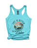 Life is better on the Lake Vacation Tank tri-blend racerback tank top vintage print