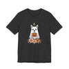Cute Halloween Chihuahua Ghost Dog T-Shirt, Halloween Tee, Unisex Shirt, Halloween Costume, Dog Lover Gift, Bella Canvas Shirt