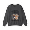 Halloween Boo Coffee Sweatshirt, Halloween Costume Gift, Funny Fall Apparel, Unisex Jumper, Autumn Outfit, Scary Coffee Lover Shirt