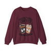 Halloween Boo Coffee Sweatshirt, Halloween Costume Gift, Funny Fall Apparel, Unisex Jumper, Autumn Outfit, Scary Coffee Lover Shirt