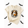 Funny Halloween Ghost Shirt - "What a Time to Be Unalive" Tee | Spooky Fall Bookish Graphic Tee | Ghost Reading Shirt | Unisex Halloween T-Shirt