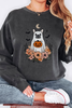 French Bulldog Halloween Shirt or Sweatshirt – Comfort Colors Pepper Tee with Frenchie Ghost & Pumpkin – Spooky Season Dog Mom Gift