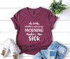 Hocus Pocus Shirt – Oh Look, Another Glorious Morning Makes Me Sick – Funny Halloween Witch Graphic Tee for Women, Sanderson Sisters Movie Shirt