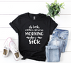 Hocus Pocus Shirt – Oh Look, Another Glorious Morning Makes Me Sick – Funny Halloween Witch Graphic Tee for Women, Sanderson Sisters Movie Shirt