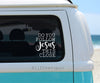 Do you follow Jesus this close car decal window or bumper sticker