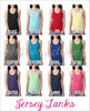 Custom Text Personalized Workout Jersey Racerback Tank Top