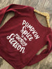 Pumpkin Spice is my Favorite Season Fall wide neck slouchy sweatshirt