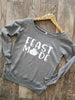 Feast Mode Thanksgivingwide neck slouchy sweatshirt