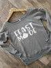 Feast Mode Thanksgivingwide neck slouchy sweatshirt