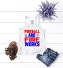 Fireball and Fireworks . Flowy 4th of July Tank Top . Cute 4th of July Shirt . Racerback Tank Top . Patriotic Shirt . Whiskey lover .