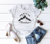 Take me to the Mountains Boyfriend Style Marble Unisex Tee Shirt