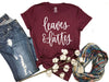 Leaves and Lattes Boyfriend Style Unisex Tee Shirt