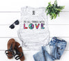 Do All Things with LoveWomen's Muscle Tee Tie dye