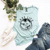 Lake Life Because Beaches Be Salty Cute Muscle Tank Top