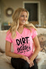 Dirt and Glitter Mom of Both Unisex V-neck Tee Shirt